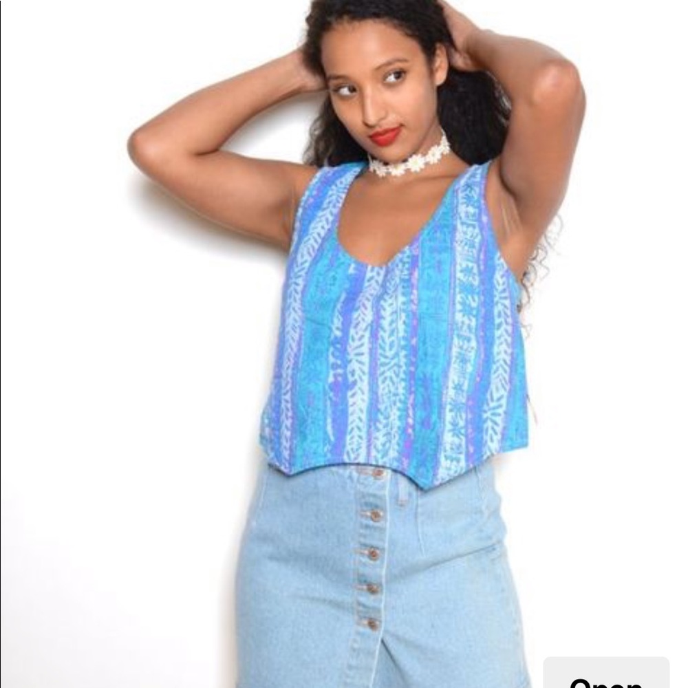 New Ocean pacific surf crop top